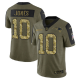 New England Patriots Mac Jones Olive 2021 Salute To Service Limited Men's NFL Jersey