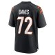 Men's Cincinnati Bengals Domenique Davis Nike Black Game Player Jersey