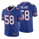 Bills #58 Matt Milano Royal 100th Season Vapor Limited Jersey