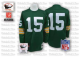 Mitchell And Ness Green Bay Packers #15 Bart Starr Green Stitched Throwback NFL Jersey