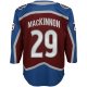 Youth Colorado Avalanche Nathan MacKinnon Burgundy Premier Player Jersey