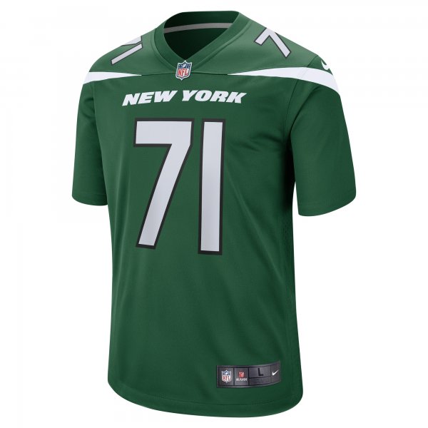 Men's New York Jets Wes Schweitzer Nike Green Game Jersey