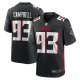 Men's Atlanta Falcons Calais Campbell Nike Black Game Player Jersey