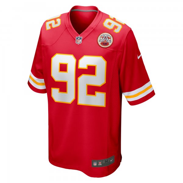 Men's Kansas City Chiefs Neil Farrell Jr. Nike  Red Team Game Jersey