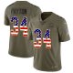 Nike Chicago Bears #34 Walter Payton Olive/USA Flag Youth Stitched NFL Limited 2017 Salute to Service Jersey