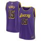 Youth Los Angeles Lakers Austin Reaves Fanatics Purple Fast Break Replica Player Jersey - Statement Edition