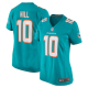 Women's Miami Dolphins #10 Tyreek Hill Aqua Game Nike NFL Jersey