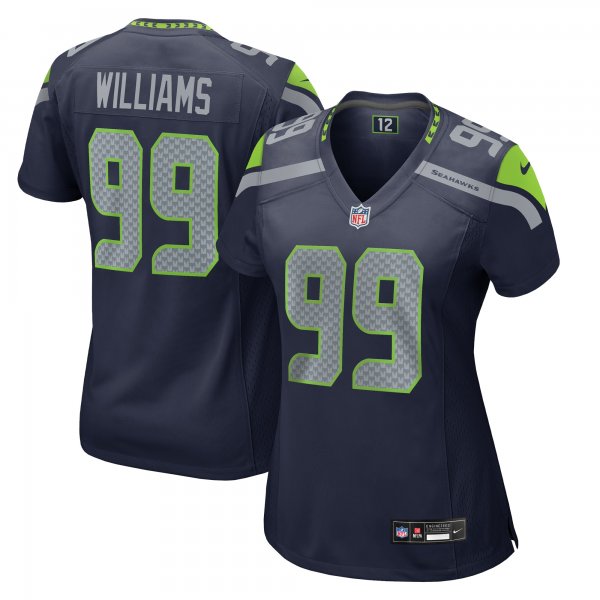 Women's Seattle Seahawks Leonard Williams Nike College Navy  Game Jersey