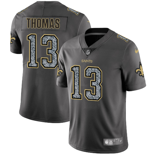 Nike New Orleans Saints #13 Michael Thomas Gray Static Men's Stitched NFL Vapor Untouchable Limited Jersey