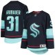 Youth Seattle Kraken Philipp Grubauer Deep Sea Blue Home Premier Player Jersey