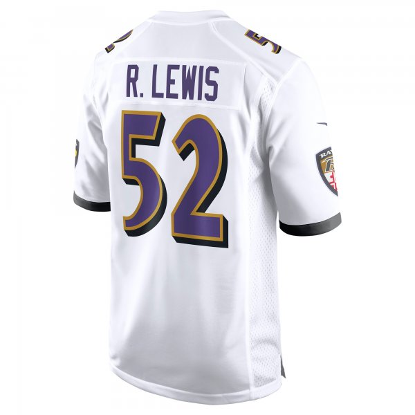 Men's Baltimore Ravens Ray Lewis Nike White Retired Player Game Jersey