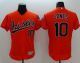 Baltimore Orioles #10 Adam Jones Orange Flexbase Collection Stitched MLB Jersey