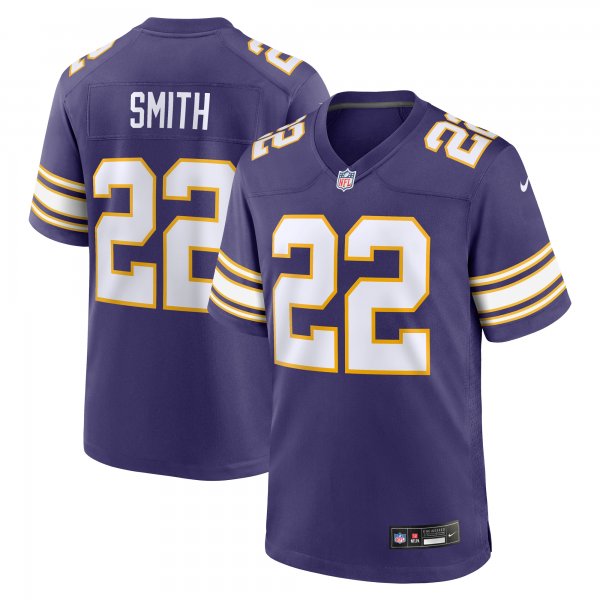 Men's Minnesota Vikings Harrison Smith Nike Purple Classic Player Game Jersey