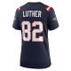 Women's New England Patriots T.J. Luther Nike  Navy Team Game Jersey