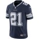 Men's Dallas Cowboys Ezekiel Elliott Nike Navy Vapor Limited Jersey