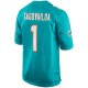 Men's Miami Dolphins Tua Tagovailoa Nike Aqua Player Game Jersey