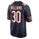 Men's Chicago Bears Joejuan Williams Nike  Navy  Game Jersey