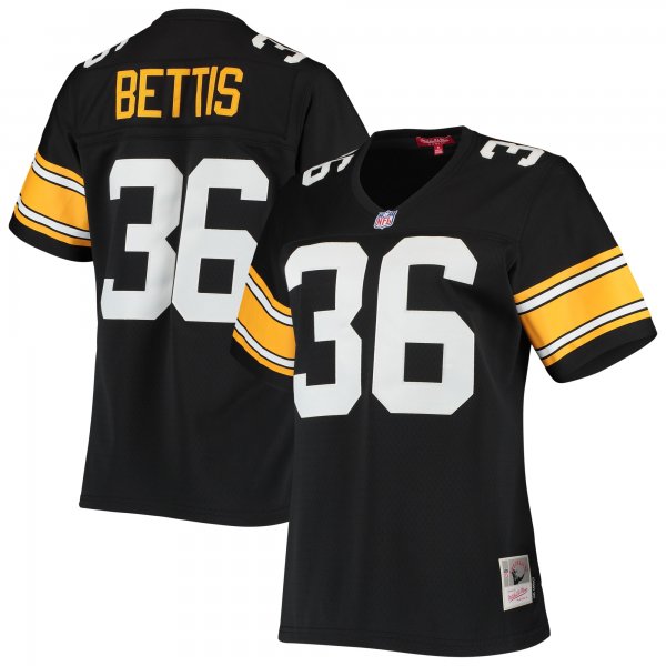 Women's Pittsburgh Steelers Jerome Bettis Mitchell & Ness Black 1996 Legacy Replica Jersey