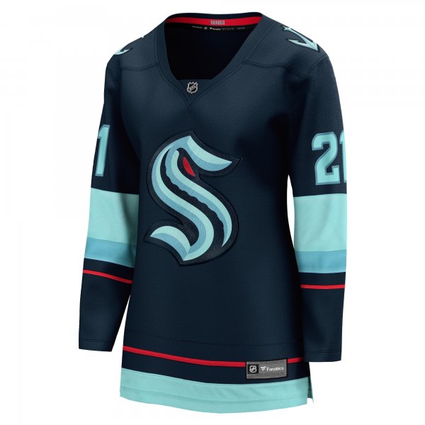 Women's Seattle Kraken Alexander Wennberg Fanatics Deep Sea Blue Home Breakaway Player Jersey