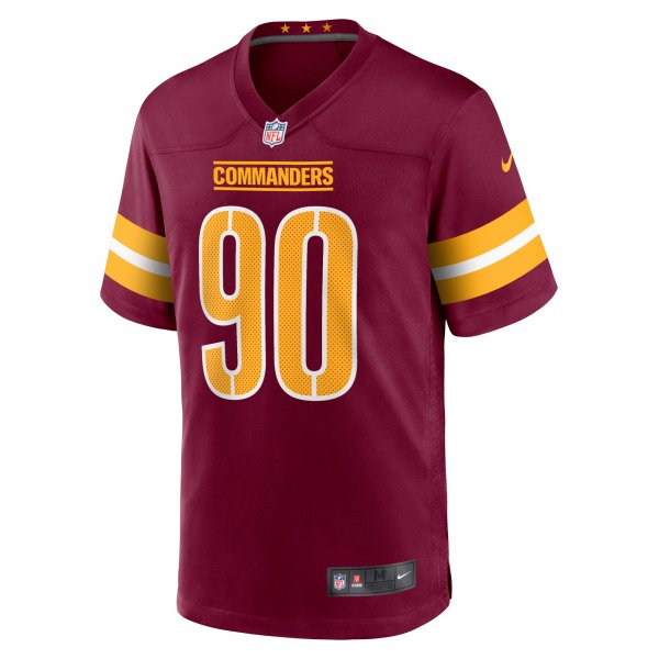 Youth Washington Commanders Montez Sweat Nike Burgundy Game Jersey