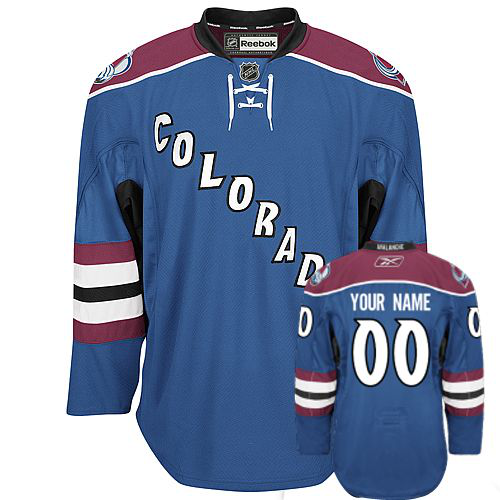 Colorado Avalanche Third Personalized Blue NHL Jersey