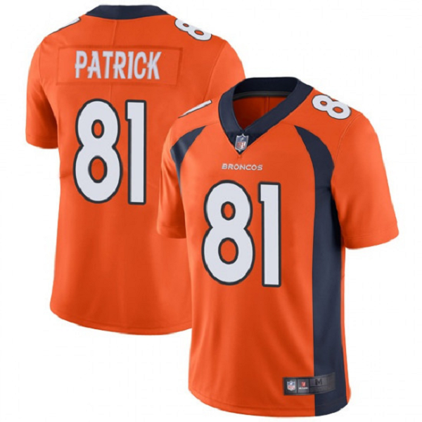 Youth Nike Denver Broncos #81 Tim Patrick Limited Team Color Vapor Untouchable Orange