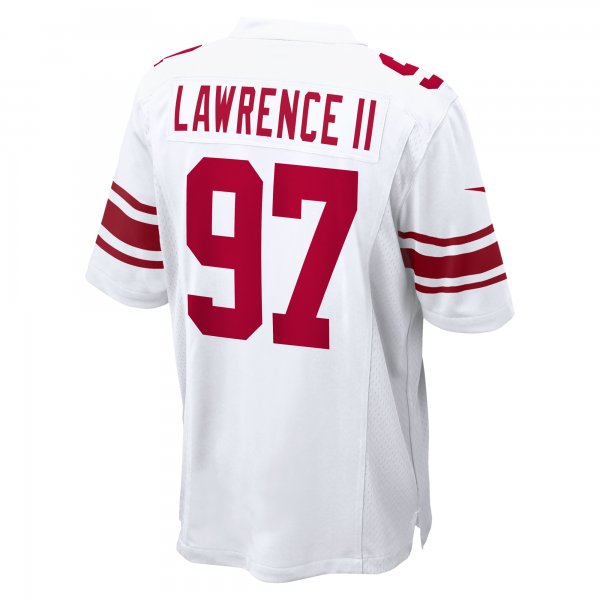 Men's New York Giants Dexter Lawrence II Nike White Game Player Jersey