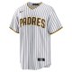 Men's San Diego Padres Nike White Home Blank Replica Jersey