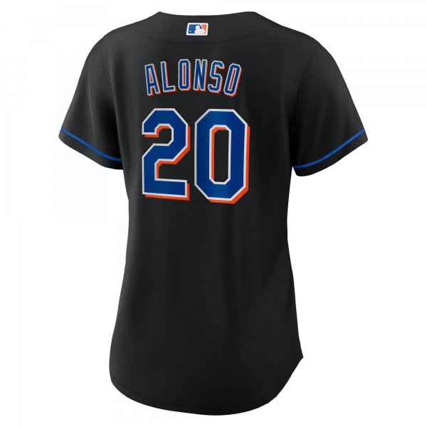 Women's New York Mets Pete Alonso Nike Black 2022 Alternate Replica Player Jersey