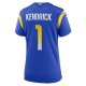 Women's Los Angeles Rams Derion Kendrick Nike Royal Home Game Jersey