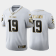 Men's Minnesota Vikings #19 Adam Thielen White 2019 100th Season Golden Edition Limited Stitched NFL Jersey