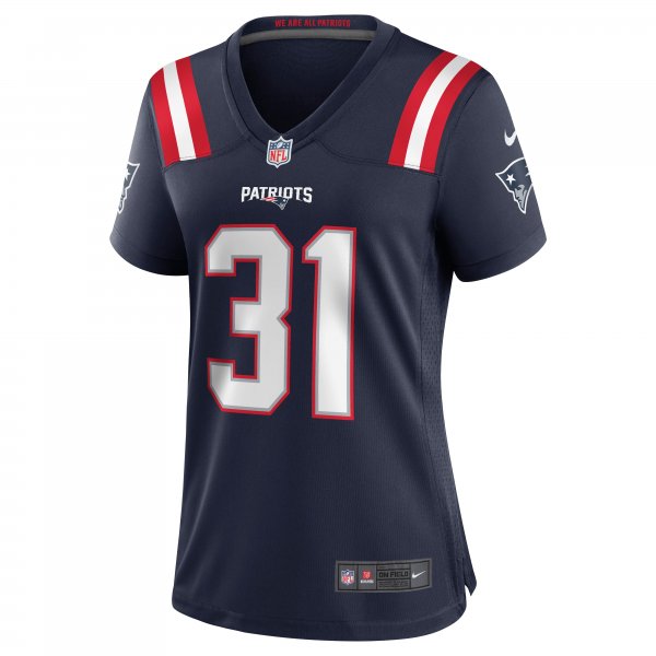 Women's New England Patriots Jonathan Jones Nike Navy Game Jersey