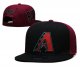 Arizona Diamondbacks's black and red cap