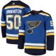 Men's St. Louis Blues Jordan Binnington adidas Blue Home Player Jersey