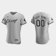 Men's Chicago White Sox Custom MR Patch Gray Flex Base Jersey