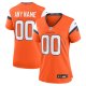 Women's Denver Broncos  Nike Orange Custom Game Jersey