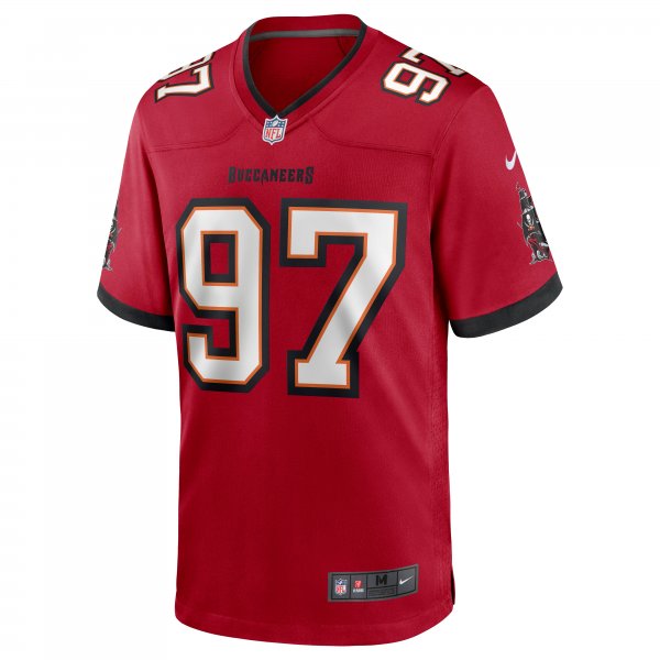 Men's Tampa Bay Buccaneers Zach Triner Nike Red Game Jersey