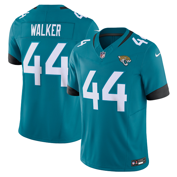 Men's Jacksonville Jaguars #44 Travon Walker Nike Teal Vapor F.U.S.E. Limited NFL Jersey