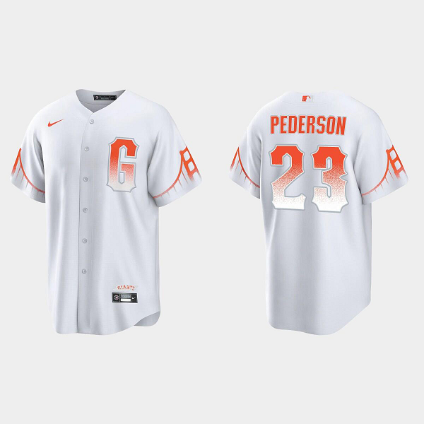 Men's San Francisco Giants #23 Joc Pederson 2021 City Connect White MLB Jersey