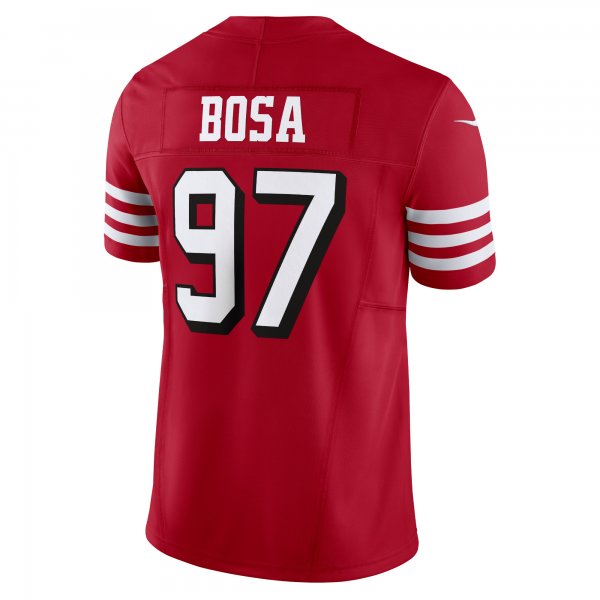 Men's San Francisco 49ers Nick Bosa Nike Scarlet Vapor F.U.S.E. Limited Jersey