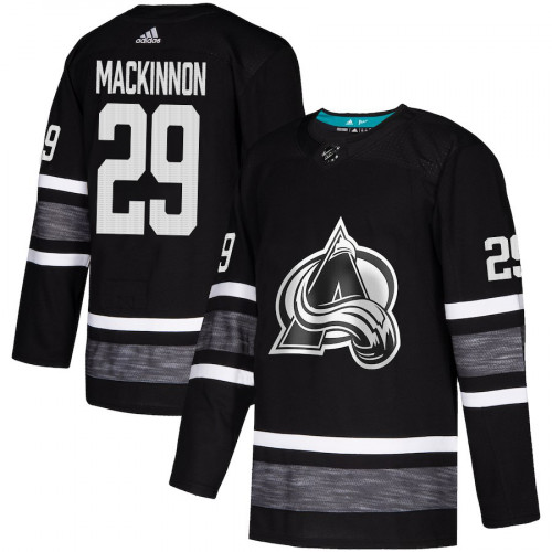 Men's Adidas Colorado Avalanche #29 Nathan MacKinnon 2019 All Star Game All-Star Pro Parley Black Jersey