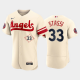 Men's Los Angeles Angels #33 Max Stassi 2022 City Connect Cream MLB Flex Base Jersey