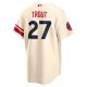 Men's Los Angeles Angels Mike Trout Nike Cream City Connect Replica Player Jersey