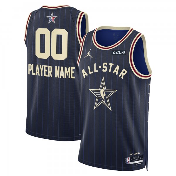 Unisex Jordan Brand Navy 2024 NBA All-Star Game Swingman Custom Jersey