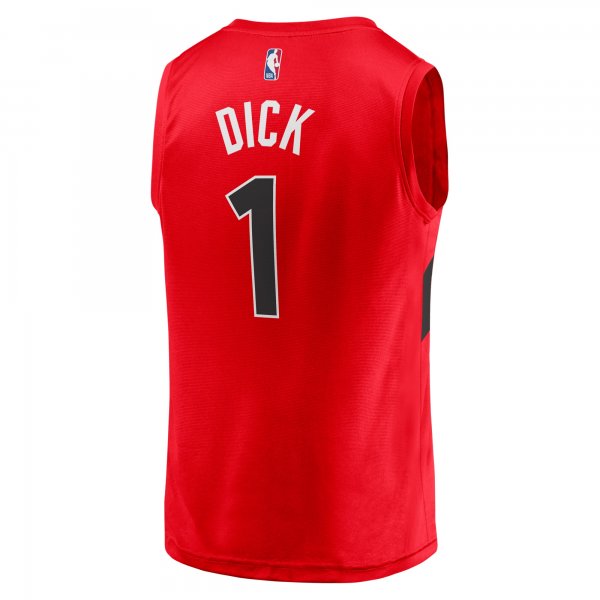 Youth Toronto Raptors Gradey Dick Fanatics Red Fast Break Player Jersey - Icon Edition