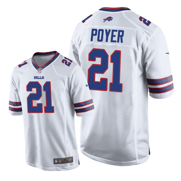 Buffalo Bills #21 White Men's Jordan Poyer Nike Game Jersey