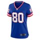 Women's New York Giants Jeremy Shockey Nike Royal Classic Retired Player Game Jersey