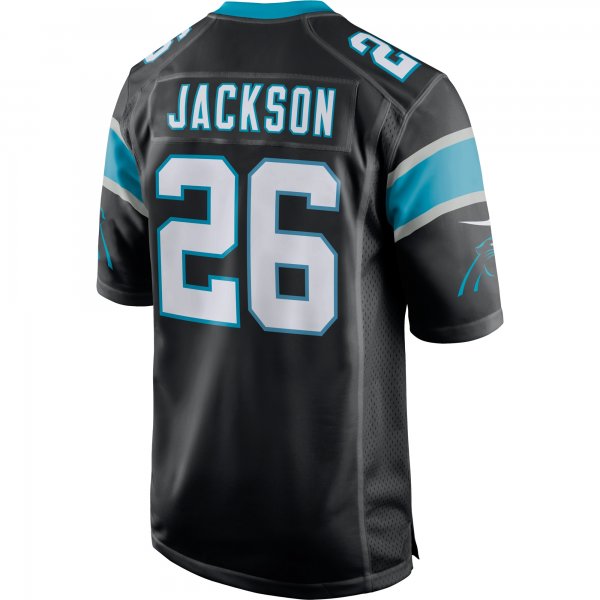 Men's Carolina Panthers Donte Jackson Nike Black Game Jersey