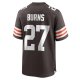 Men's Cleveland Browns Lorenzo Burns Nike  Brown Team Game Jersey