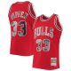 Men's Chicago Bulls Scottie Pippen Mitchell & Ness Red 1997/98 Hardwood Classics NBA 75th Anniversary Diamond Swingman Jersey